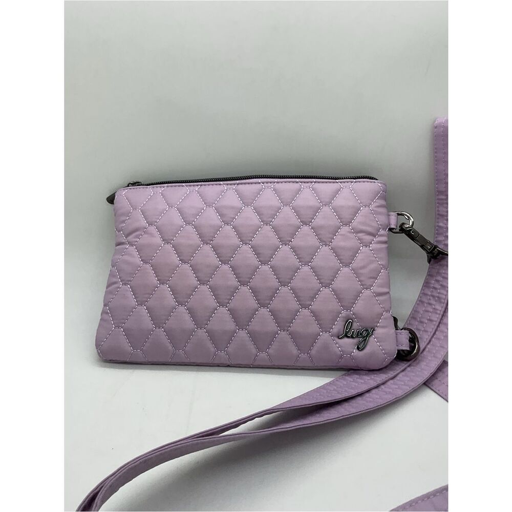 lug Peekaboo Quilted Crossbody Bag in Lavender